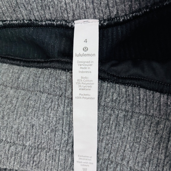 Lululemon Retreat Yourself Crop Heathered Core Dark Grey - Picture 4 of 4